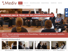 Tablet Screenshot of mediv.be